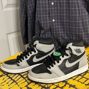 Nike Air Jordan’s Black and Gray High-Top Sneakers